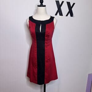 Vintage 90s City Triangles Mod Colorblock Mini Dress Cutout A-Line Grunge XS S